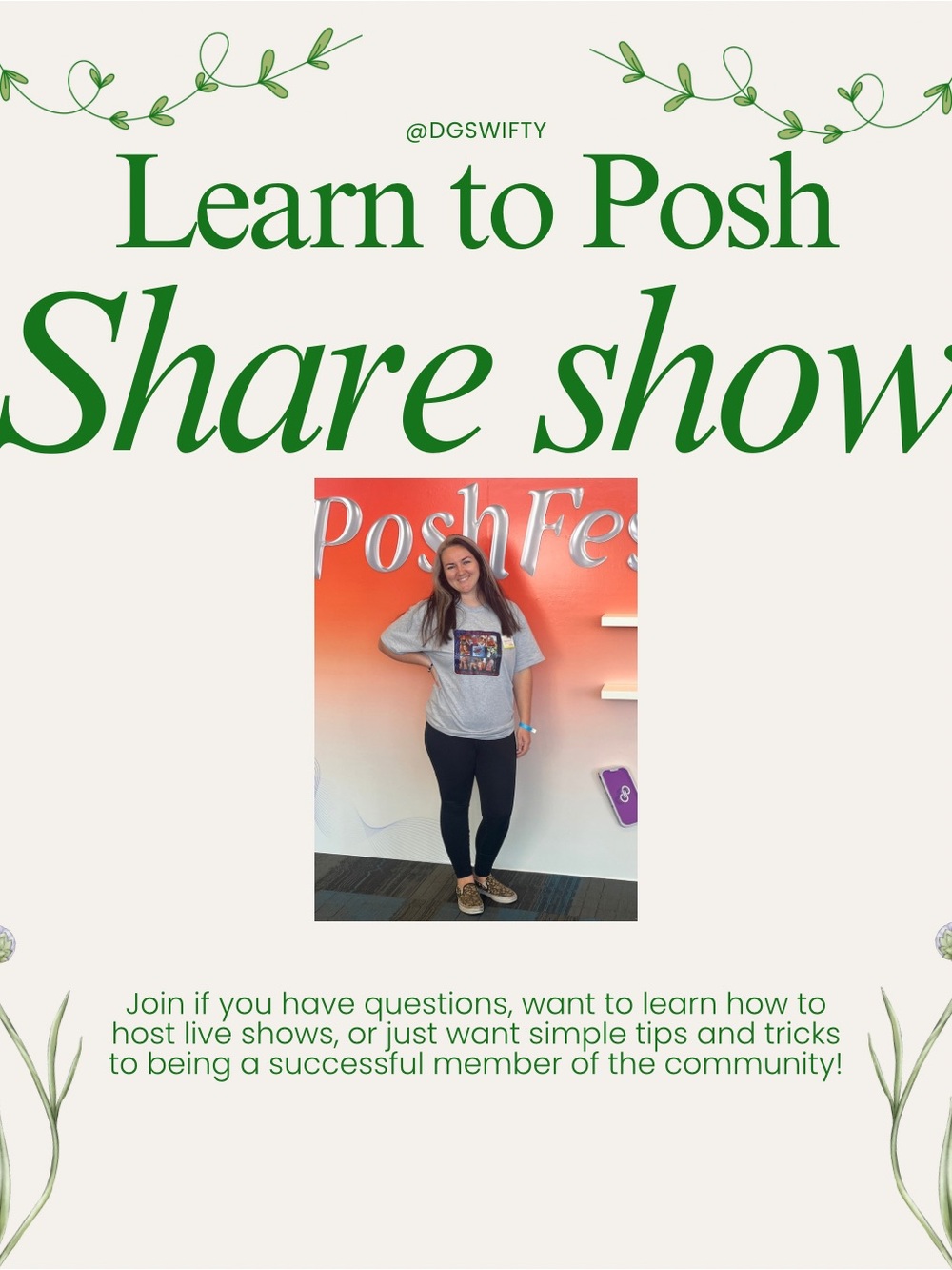 Learn to posh with @dgswifty